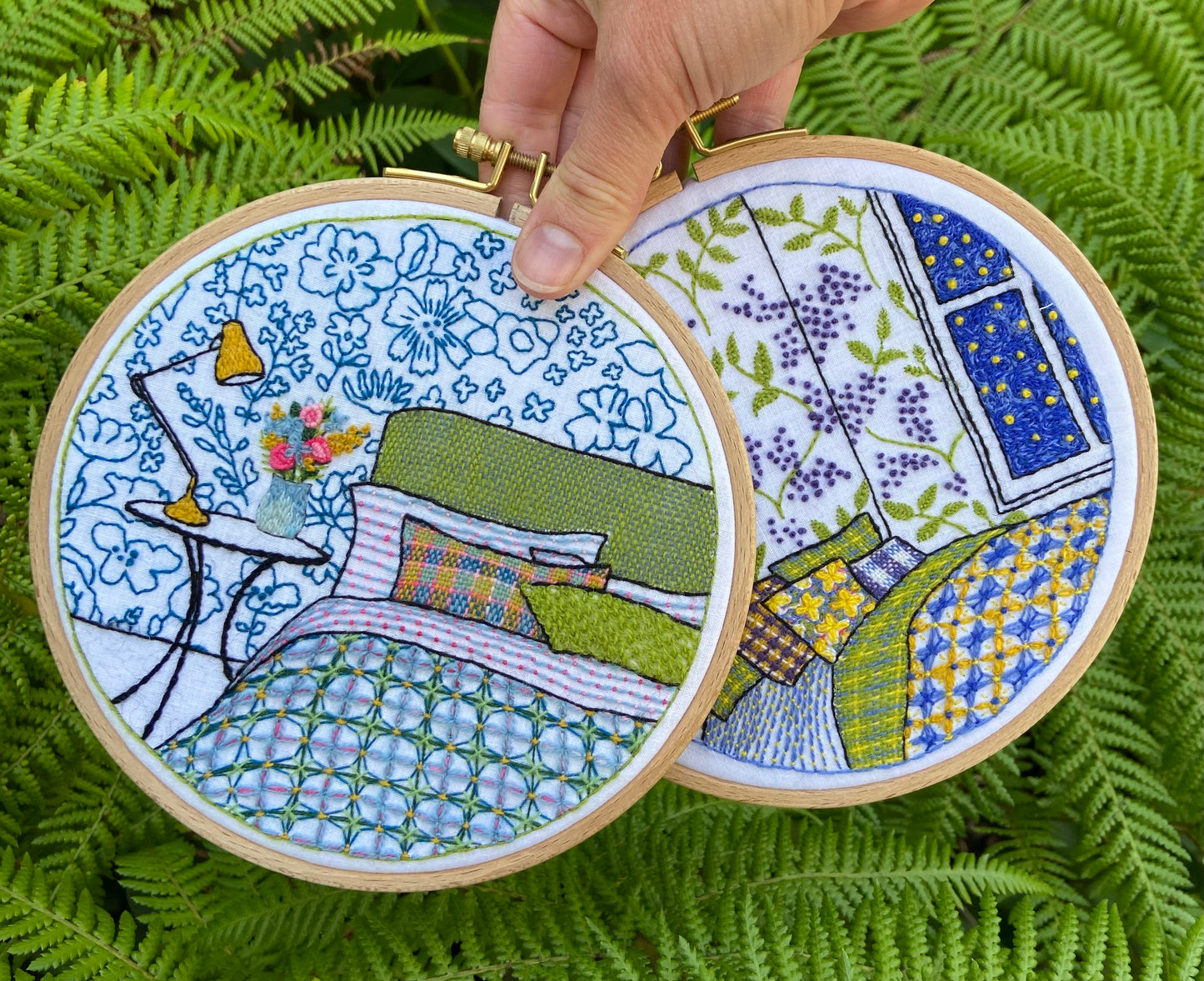 Midsummer bouquet bedroom embroidery kit