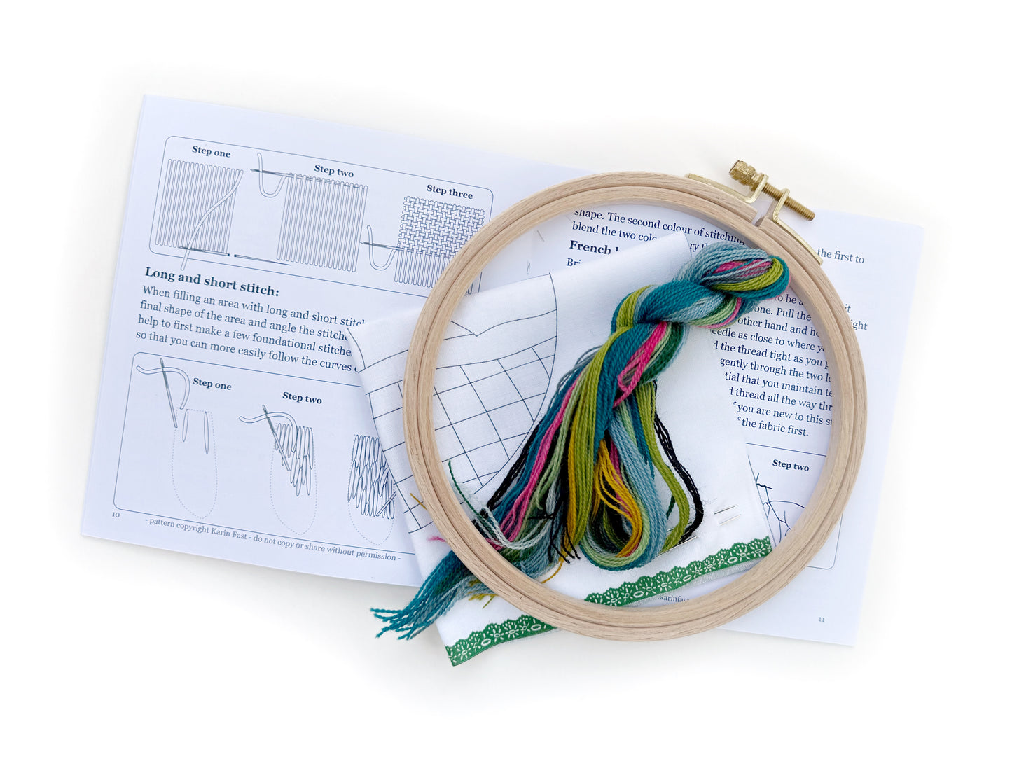 Midsummer bouquet bedroom embroidery kit