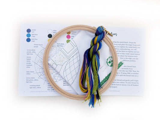 Lilac bedroom embroidery kit