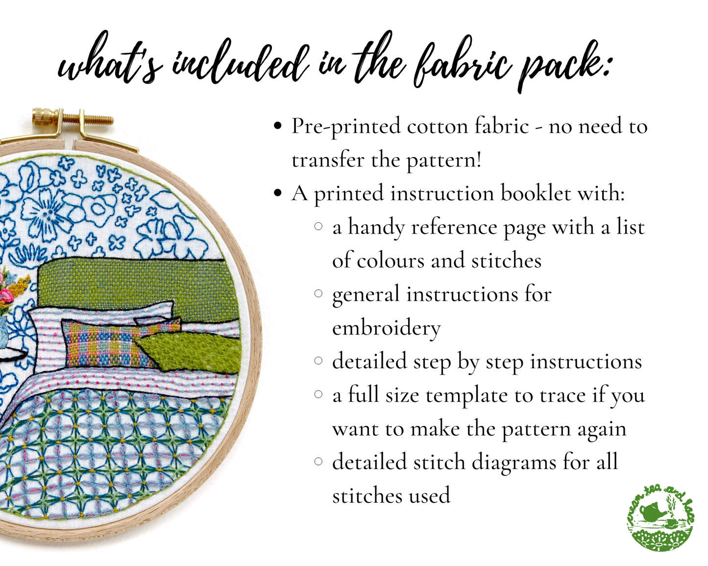 Fabric pack midsummer bouquet bedroom