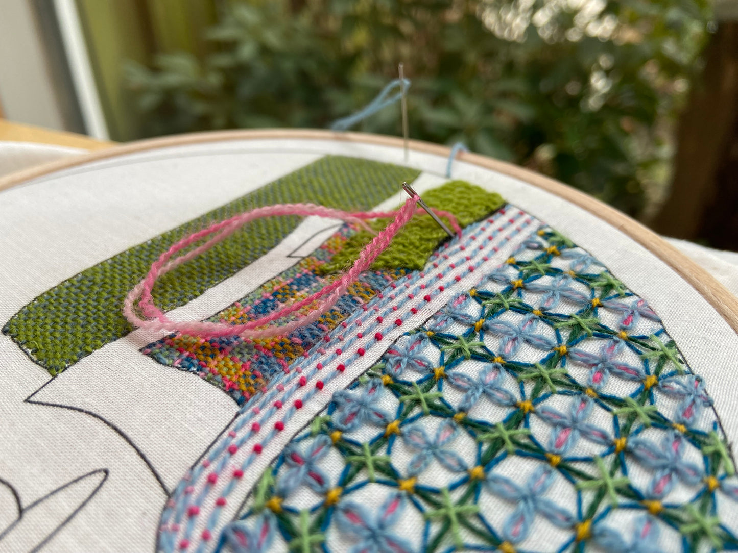 Midsummer bouquet bedroom embroidery kit