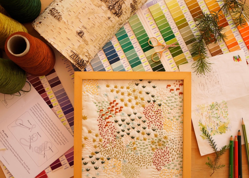 Workshop: Een dag borduren in de tuin. 24 October, Hilversum