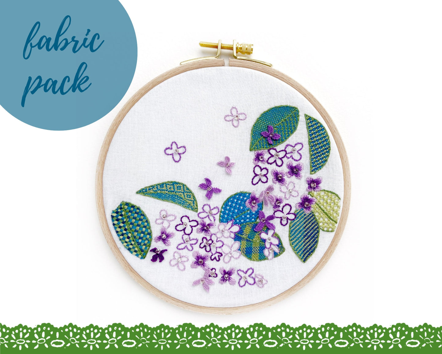 Lilac spring fabric pack