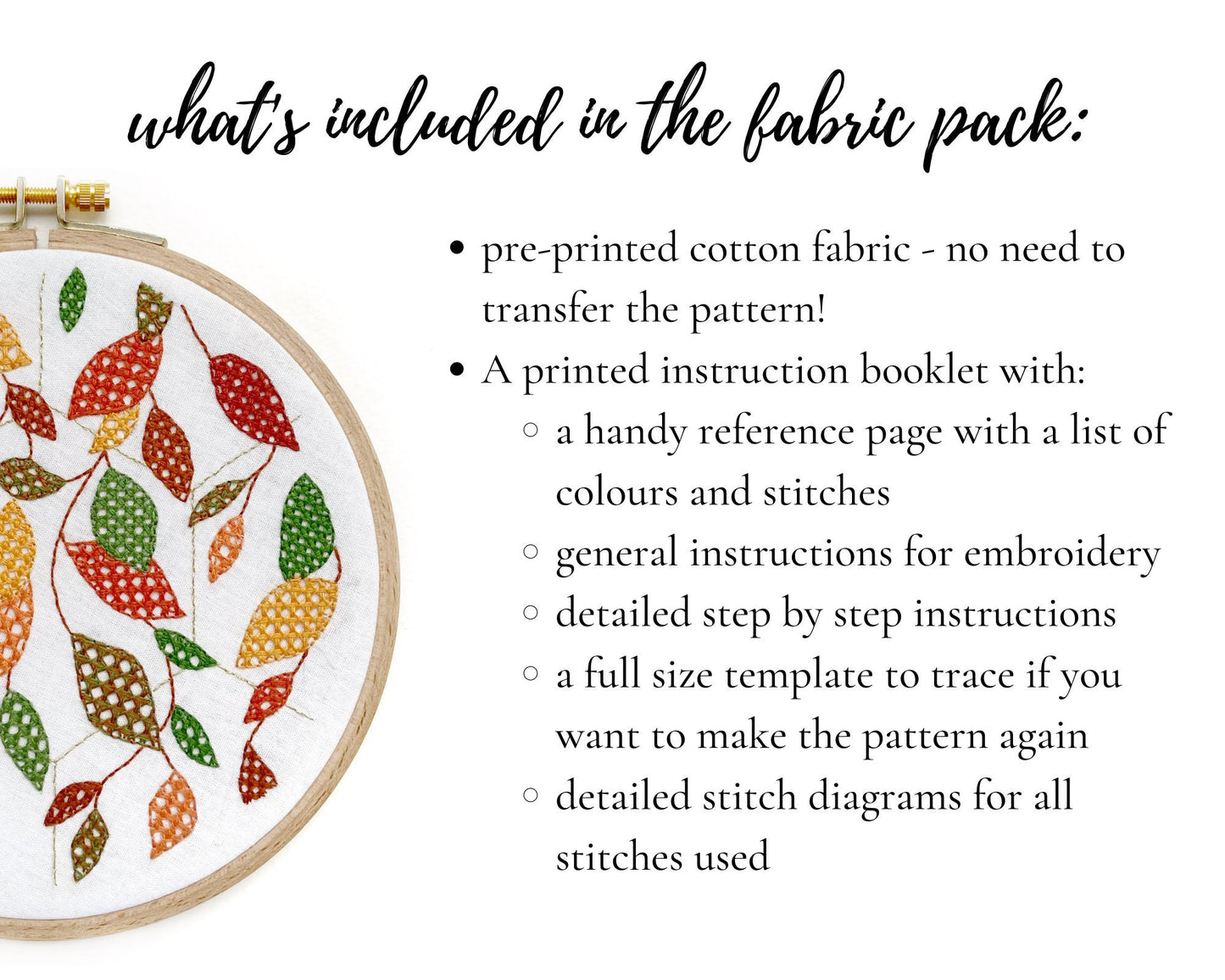 Golden autumn fabric pack