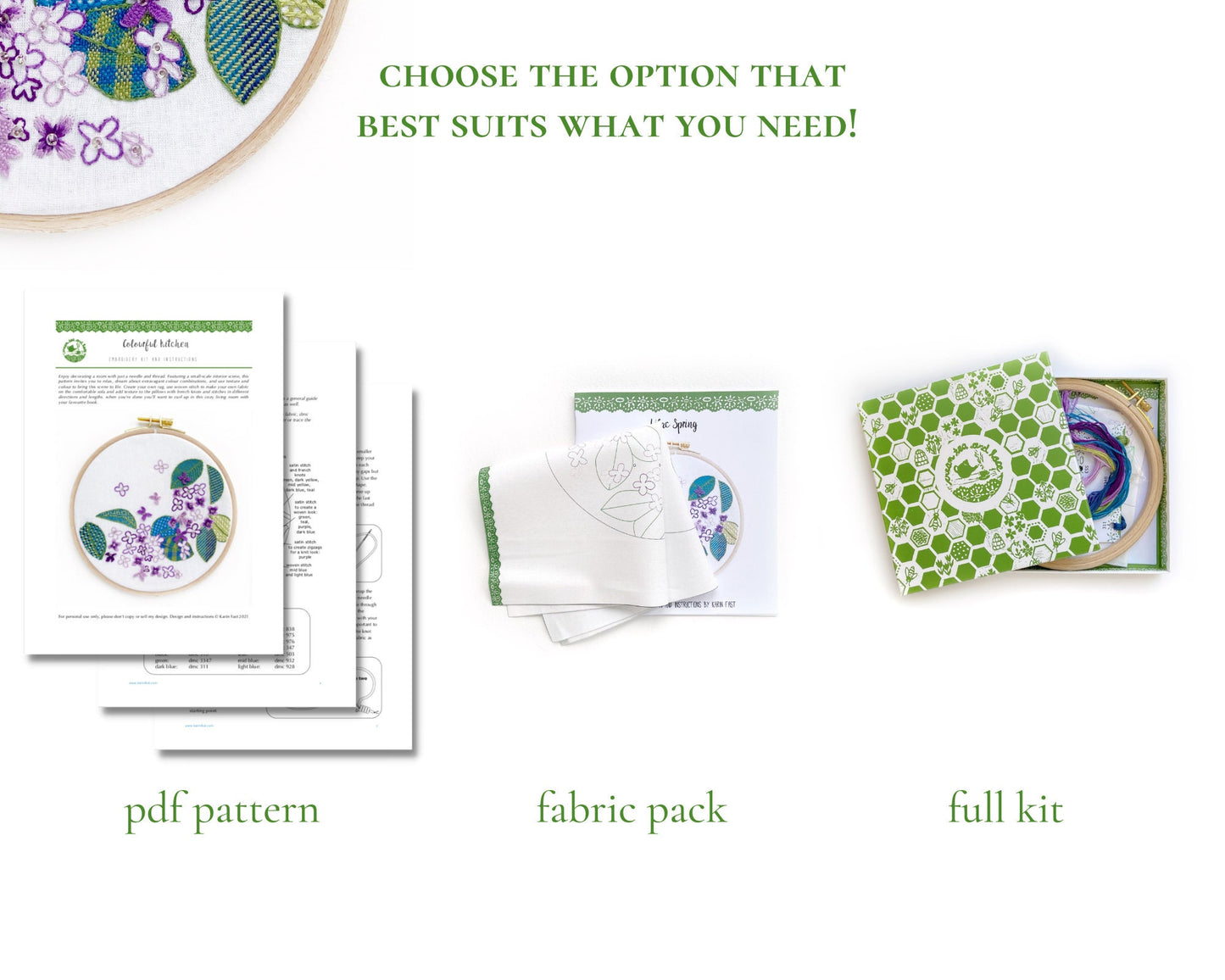 Lilac spring fabric pack
