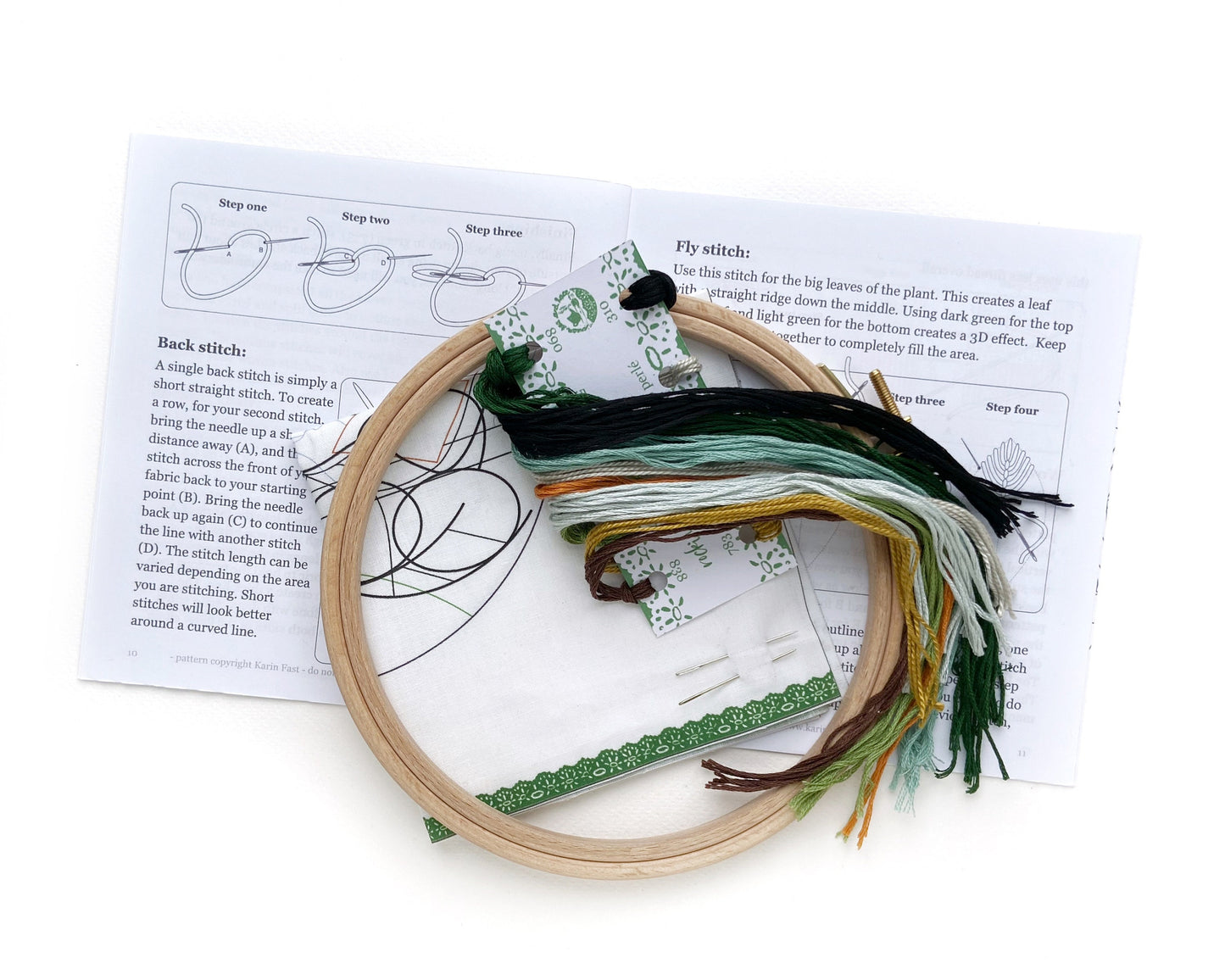 Rocking chair living room embroidery kit