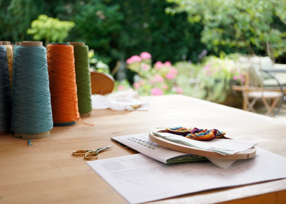 Workshop: Een dag borduren in de tuin. 24 October, Hilversum