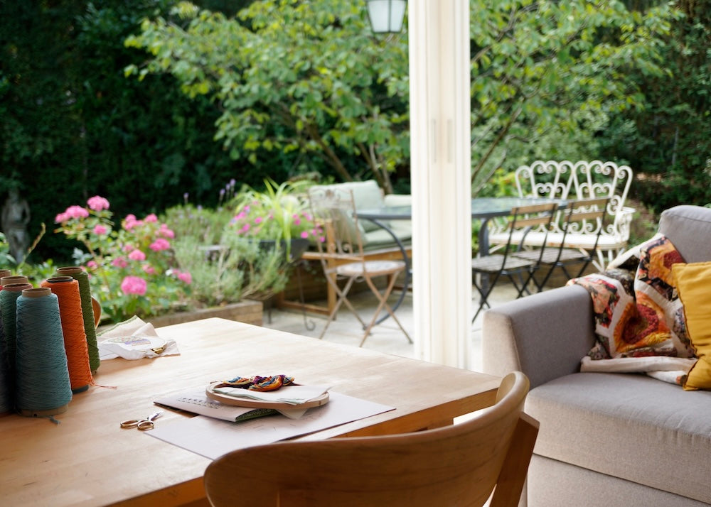 Workshop: Een dag borduren in de tuin. 24 October, Hilversum