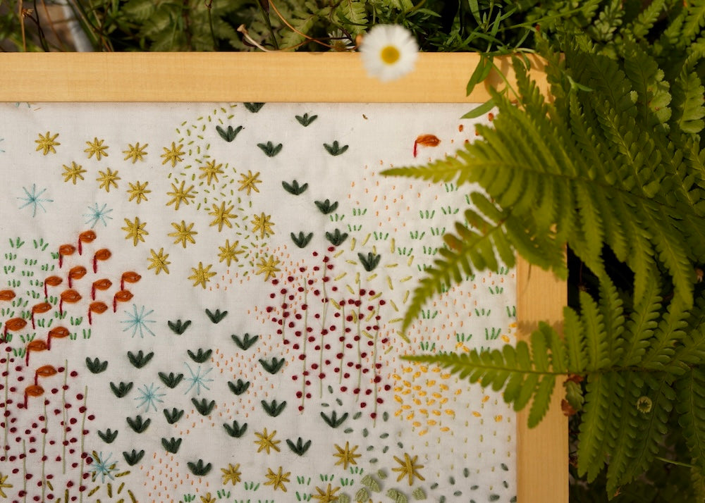 Workshop: Een dag borduren in de tuin. 24 October, Hilversum