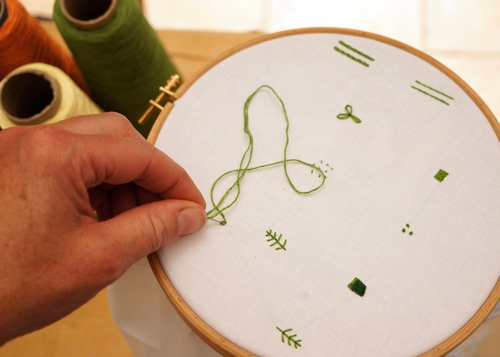 Workshop: Een dag borduren in de tuin. 24 October, Hilversum