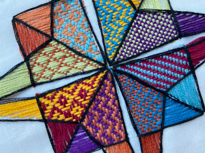 Woven stitch tutorial