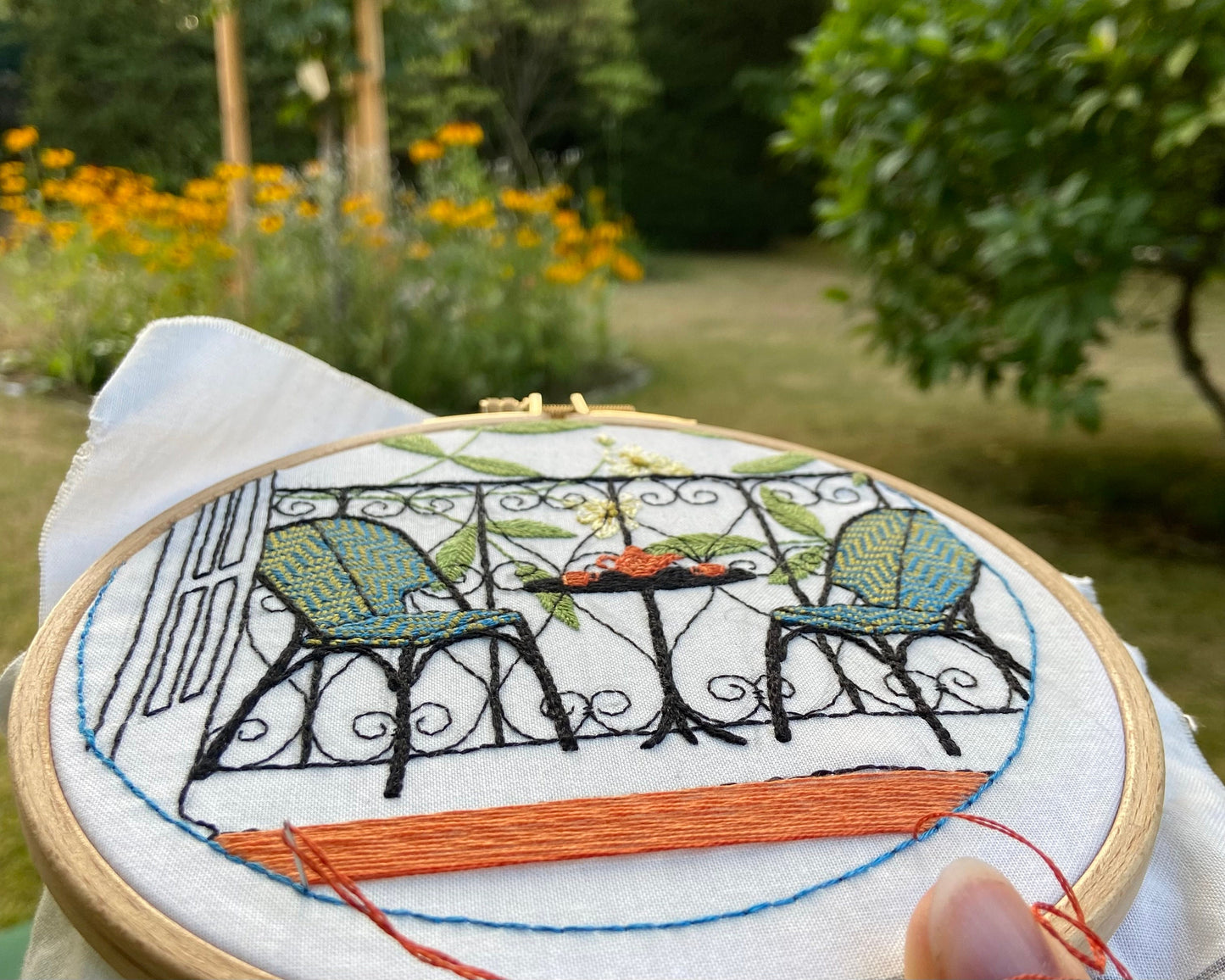 Secluded balcony fabric pack